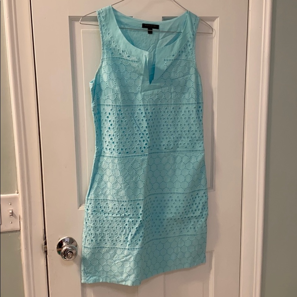 Banana Republic Factory blue lace dress, size 4